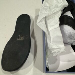 Paige Dana black leather sandals